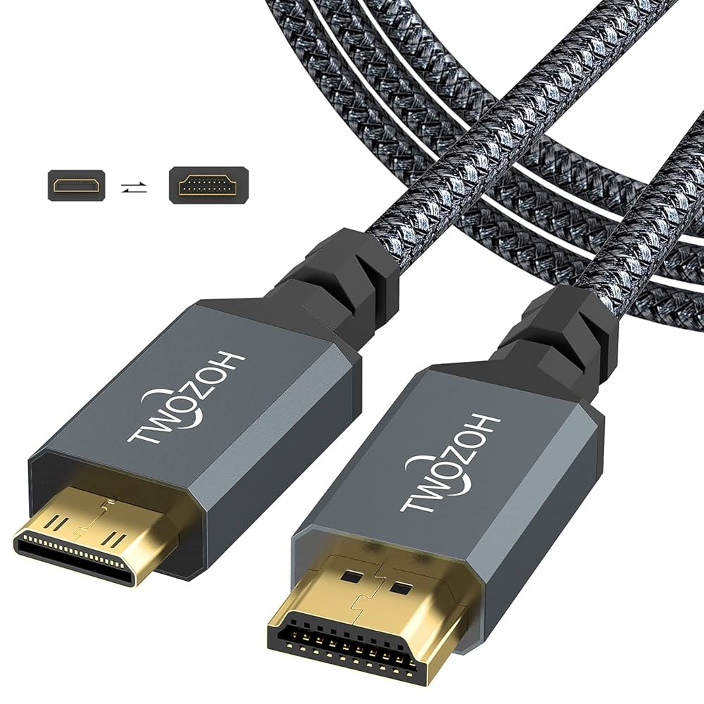 その他 Mini to HDMI Mini HDMI to HDMI Cable High Speed 4K 30Hz – UPERFECT